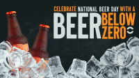 Beer Below Zero Facebook Event Cover Design