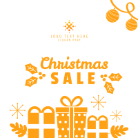 Christmas Gift Sale Instagram Post Design