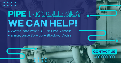 Plumbing Home Repair Facebook ad Image Preview