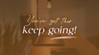 Keep Going Motivational Quote Video Image Preview