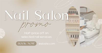 Elegant Nail Salon Services Facebook ad Image Preview