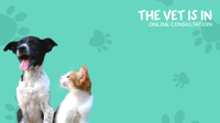 Veterinarian Online Zoom Background Image Preview