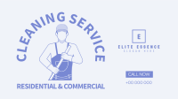 Janitorial Service Facebook Event Cover Image Preview