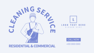 Janitorial Service Facebook event cover Image Preview