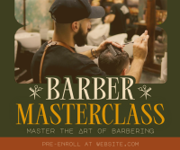 Retro Barber Masterclass Facebook post Image Preview