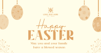 Minimalist Easter Facebook ad Image Preview