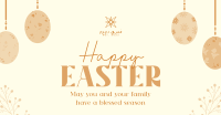 Minimalist Easter Facebook Ad Image Preview