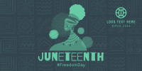 Celebrating Juneteenth Twitter post Image Preview