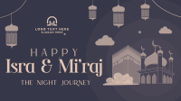 Isra and Mi'raj Night Journey Facebook event cover Image Preview
