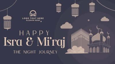 Isra and Mi'raj Night Journey Facebook event cover Image Preview