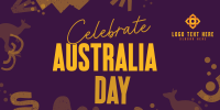 Celebrate Australia Twitter Post Design