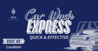 Vintage Auto Car Wash Facebook Ad Image Preview