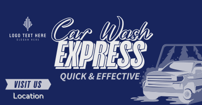 Vintage Auto Car Wash Facebook ad Image Preview