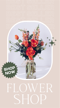 Flower Bouquet Facebook Story Design