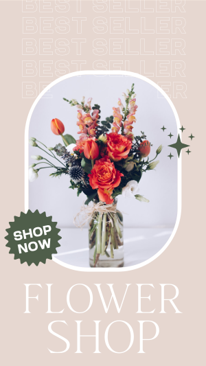 Flower Bouquet Facebook story Image Preview