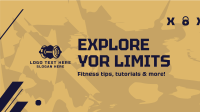 Gym Limits YouTube Banner Design