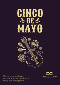 Guitar Cinco De Mayo Poster Image Preview