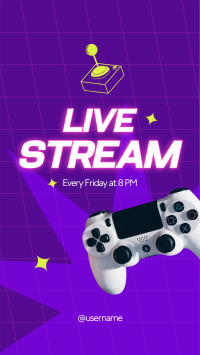 Live Stream  Facebook Story Design