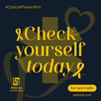 Cancer Prevention Check Instagram Post Design