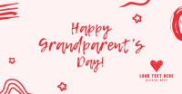 Happy Grandparents Scribble Facebook Ad Preview