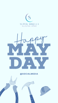 Happy May Day Facebook Story Image Preview