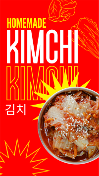 Homemade Kimchi YouTube Short Design