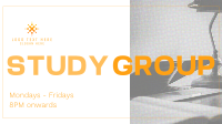 Chill Study Group Facebook event cover Image Preview