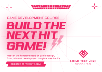 Game Development Course Postcard Image Preview