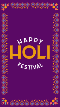 Holi Fest Facebook Story Design