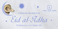 Celebrate Eid al-Adha Twitter Post Design