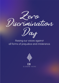 Zero Discrimination Day Poster Image Preview