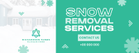 Snowy Snow Removal Facebook Cover Image Preview