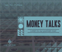 Money Talks Podcast Facebook Post Design