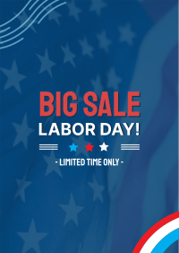 Sale Labor Day Poster Design