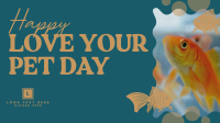 Bubbly Pet Day Facebook Event Cover Design