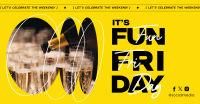 Fun Friday Party Celebrate Facebook Ad Design