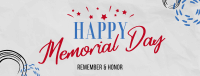 Memorial Day Doodle Facebook cover Image Preview