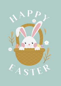 Easter Bunny Poster Design