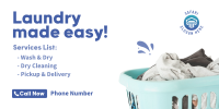 Laundry Made Easy Twitter post Image Preview