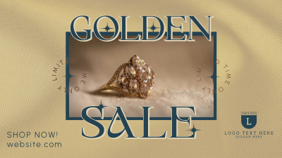Jewelry Sale Linen Facebook event cover Image Preview