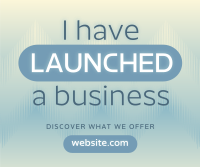 Minimal Conservative Business Launch Facebook Post Preview
