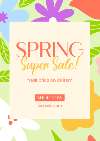 Spring Has Sprung Sale Poster Image Preview