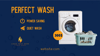 Washing Machine Features Facebook event cover Image Preview