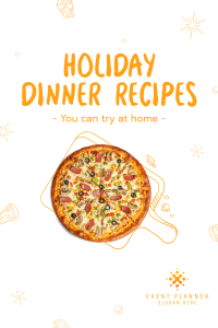 Holiday Pizza Special Pinterest Pin Image Preview