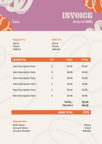 Quirky Creative Business Invoice Image Preview