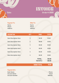 Quirky Creative Business Invoice Design