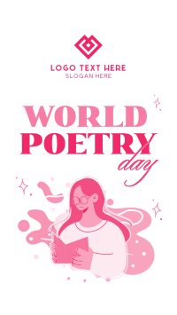 Celebrating Poetry Facebook Story Design