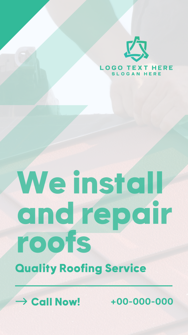 Quality Roof Service Instagram Story Design