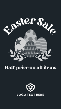 Easter Egg Hunt Sale Facebook Story Design