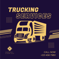 Truck Delivery Services Instagram post Image Preview